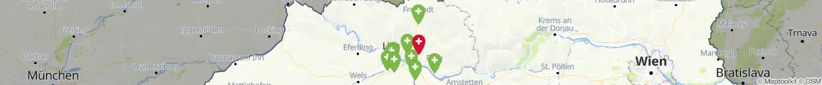 Kartenansicht für Apotheken-Notdienste in der Nähe von Unterweitersdorf (Freistadt, Oberösterreich)